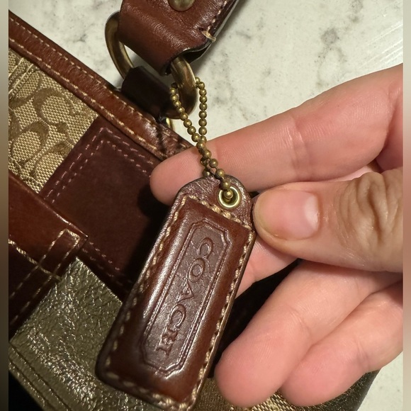 Coach Holiday Patchwork Galley Tote - Picture 4 of 12